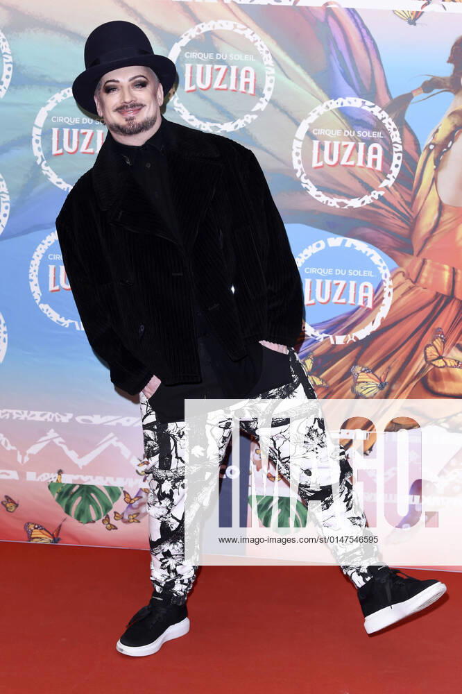 Boy George bei der Premiere der Show Cirque du Soleil - Luzia in der Royal Albert Hall. London