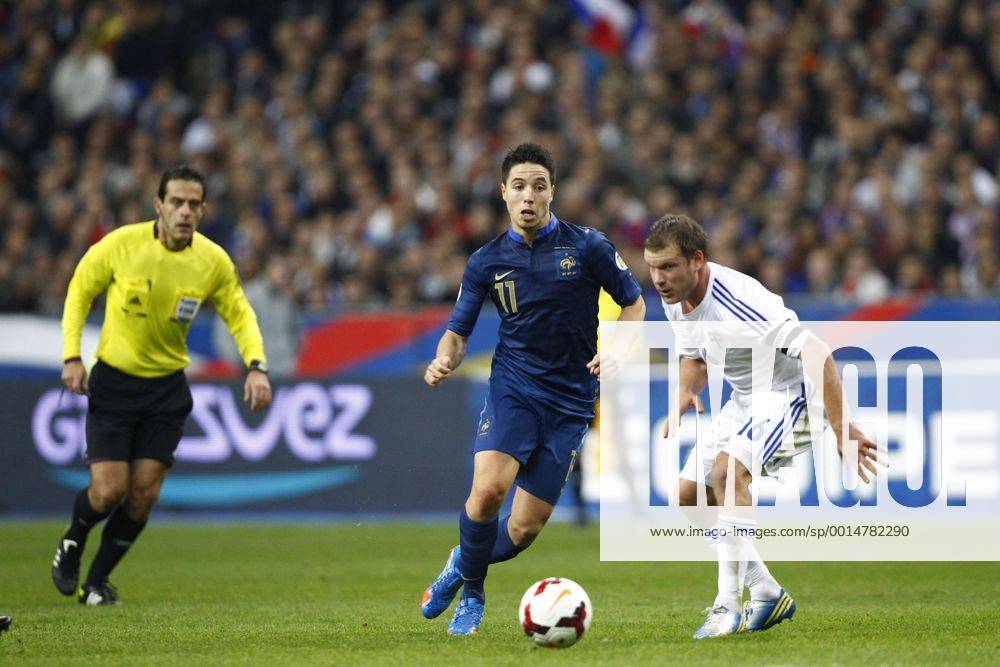 Samir Nasri (France), Teemu Tainio (Finland) France - Finland -15 10 2013 GwendolineLeGoff Panoramic