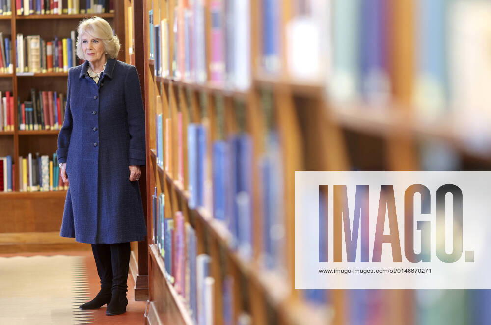. 26 01 2022. Oxford, United Kingdom. Camilla, Duchess of Cornwall during a visit to the Bodleian Library at the University of Oxford . xi-Imagesx IIM-23043-0013