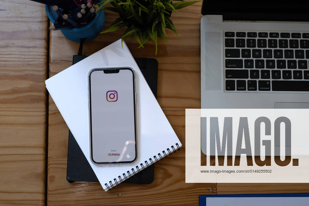 CHIANG MAI, THAILAND - DEC 03, 2021: iPhone 13 Pro Max with logo of instagram from meta. Instagram reels for making short videos and story. CHIANG MAI, THAILAND - DEC 03, 2021: iPhone 13 Pro Max with logo of instagram from meta. Instagram reels for making short videos and story