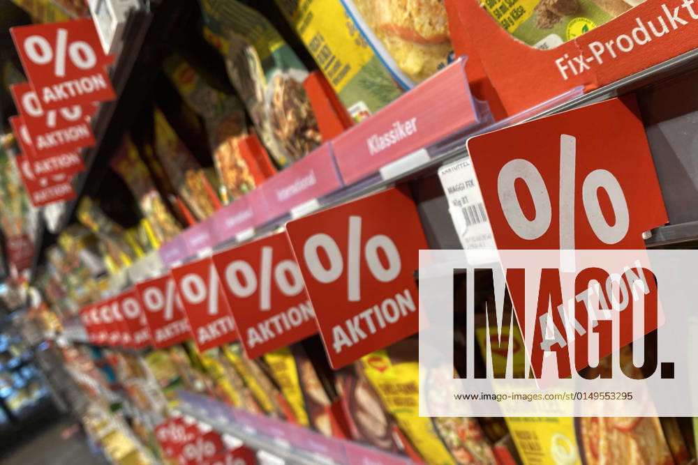 VERBRAUCHERPREISE: Inflation in Deutschland im Januar hoeher als erwartet.Aktion,Aktionspreise,Rabatt bei Fixprodukten,Fixprodukte. Einkauf,Inflation,Verbraucherpreise,Teuerung,
