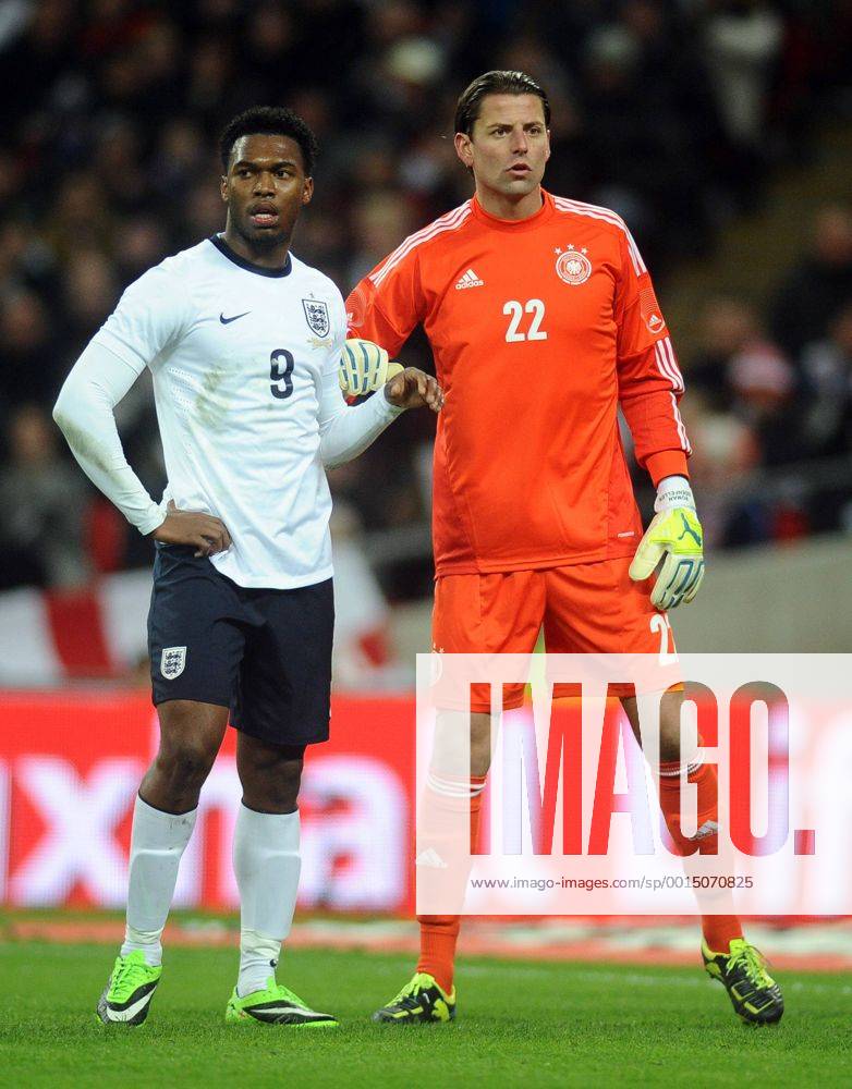 Football - 2013 International Friendly - England vs. Germany Daniel Sturridge - England Roman Weidenfeller - Germany at Wembley. COLORSPORT ANDREW COWIE