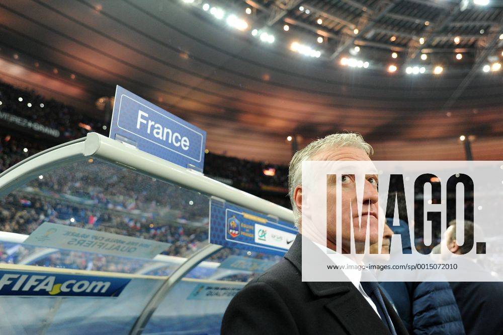 Didier Deschamps (entraineur -selectionneur France) FOOTBALL : France vs Ukraine - Barrages CDM 2014 - 19 11 2013 N.LeGouic FEP Panoramic