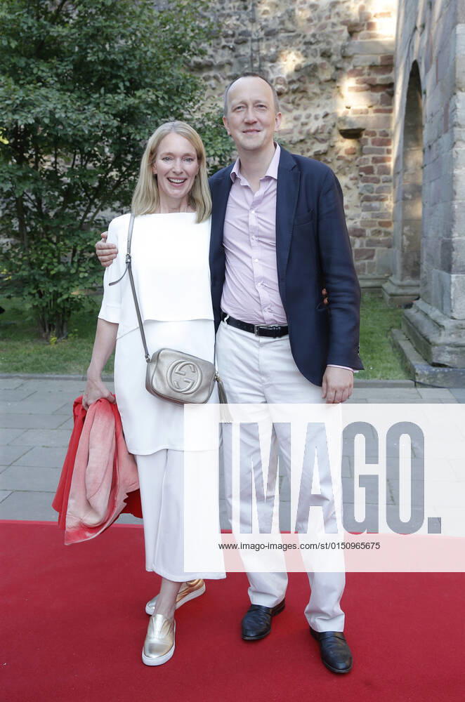 Katja Weitzenböck mit Ehemann Hergen Wöbken Eröffnung der 69. Bad Hersfelder Festspiele mit der Premiere DER PROZESS am 5. Juli 2019 in der Stiftsruine in Bad Hersfeld