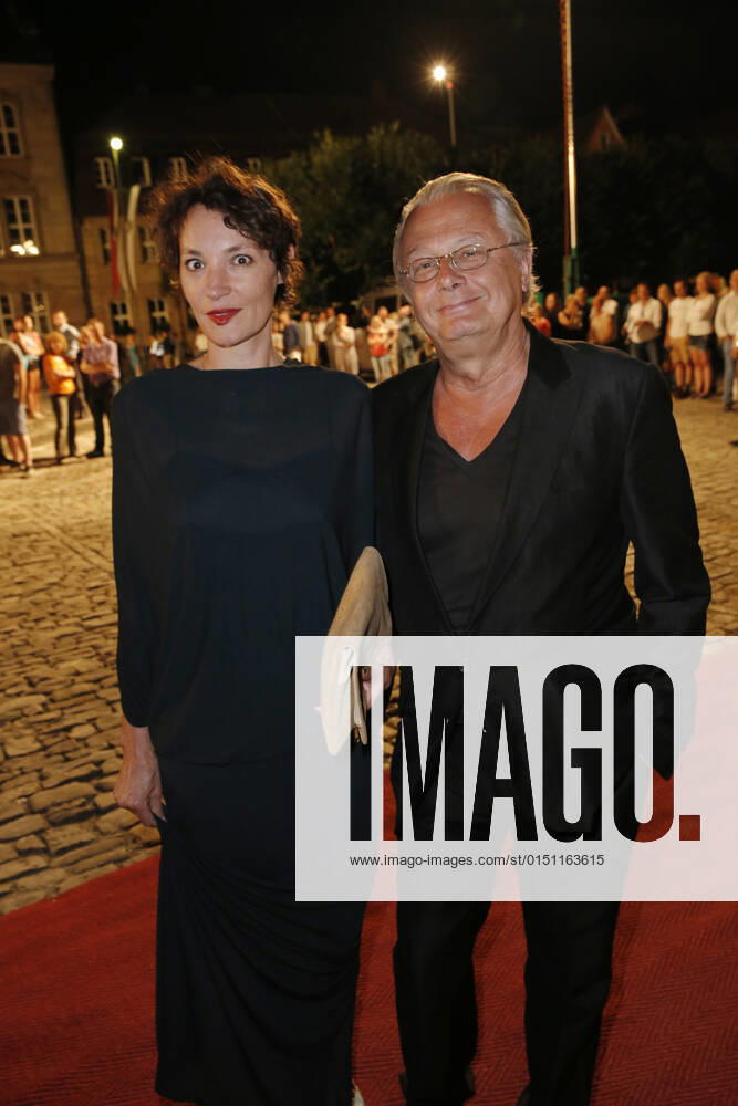 Jeanne Balibar und Frank Castorf Staatsempfang anlässlich der Eröffnung der Richard-Wagner-Festspiele 2014 am 25. Juli 2014 im Neuen Schloss Bayreuth