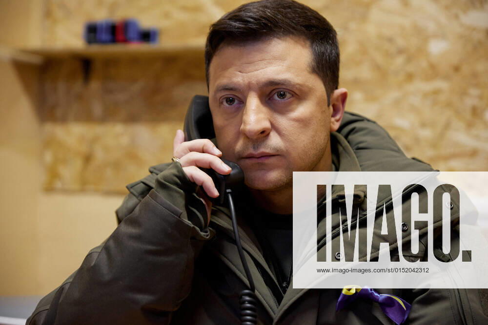 Zelensky has urgent phone call with the President of European Council over the shelling of a kindergarten in Stanytsia Luhanska and called it a big provocation. Kyiv Ukraine - ZUMA 20220224_int_z03_039