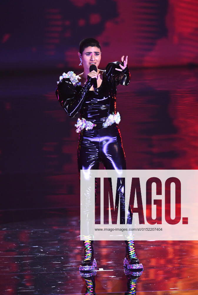 EUROVISION AUSTRALIA FINAL, Montaigne performs during the Eurovision Australia Decides 2022 final at the Gold Coast Convention and Exhibition Centre on the Gold Coast, Saturday, February 26, 2022. ( NO ARCHIVING, , NO USE IN BOOKS WITHOUT CONSENT GOLD COAST QLD AUSTRALIA
