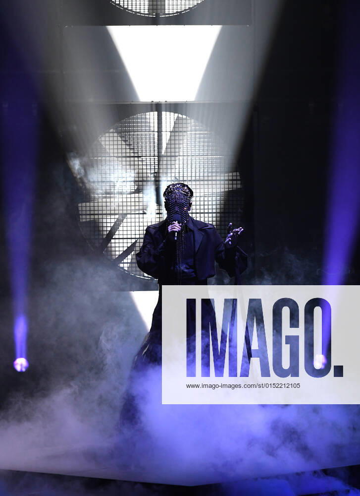 EUROVISION AUSTRALIA FINAL, Sheldon Riley is seen performing the song Not The Same during the Eurovision Australia Decides 2022 final at the Gold Coast Convention and Exhibition Centre on the Gold Coast, Saturday, February 26, 2022. ( NO ARCHIVING, , NO USE IN BOOKS WITHOUT CONSENT GOLD COAST QLD AUSTRALIA