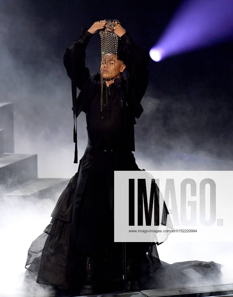 EUROVISION AUSTRALIA FINAL, Sheldon Riley is seen performing the song Not The Same during the Eurovision Australia Decides 2022 final at the Gold Coast Convention and Exhibition Centre on the Gold Coast, Saturday, February 26, 2022. ( NO ARCHIVING, , NO USE IN BOOKS WITHOUT CONSENT GOLD COAST QLD AUSTRALIA