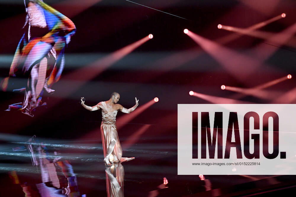 EUROVISION AUSTRALIA FINAL, Seann Miley Moore is seen performing the song My Body during the Eurovision Australia Decides 2022 final at the Gold Coast Convention and Exhibition Centre on the Gold Coast, Saturday, February 26, 2022. ( NO ARCHIVING, , NO USE IN BOOKS WITHOUT CONSENT GOLD COAST QLD AUSTRALIA