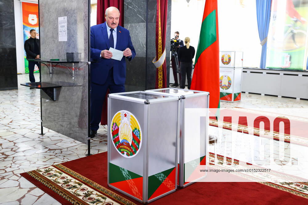 Belarusian President Alexander Lukashenko casts his vote in the 2022 Belarusian constitutional referendum. In August 2020, mass protests erupted in major cities across Belarus after the results of the 2020 Belarusian presidential election were announced. Belarusian President Lukashenko announced plans for amendments to the constitution and his readiness to redistribute presidential powers to the other branches of government. Peter Kovalev TASS TS125903