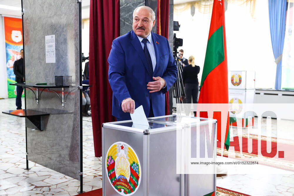Belarusian President Alexander Lukashenko casts his vote in the 2022 Belarusian constitutional referendum. In August 2020, mass protests erupted in major cities across Belarus after the results of the 2020 Belarusian presidential election were announced. Belarusian President Lukashenko announced plans for amendments to the constitution and his readiness to redistribute presidential powers to the other branches of government. Peter Kovalev TASS TS125905