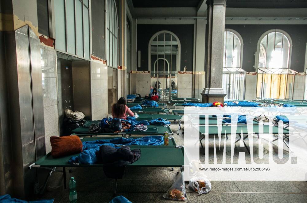 With officially one million externally displaced and many more in Ukraine internally displaced, the European Union has relaxed entry and travel requirements in order to distribute those fleeing the war. The city of Munich, Germany was one of the major destinations for the 2015 refugee crisis and due to this Caritas and the Bahnhofsmission have mobilized to give the refugees information and a short-term place to stay. Currently, many refugees are from Kharkiv and they detail the horrors they say before fleeing their homes. Munich Germany - ZUMAb160 20220304_zbp_b160_022