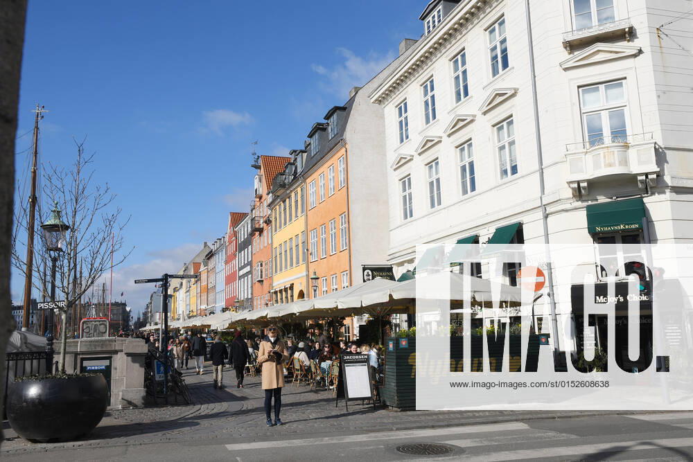 Copenhagen Denmark.06..March 2022 .Torits enjoy sun shine weather boat cruising enjoy food and drinks at cafe adn bars and restaurant on Nyhavn canal in danish capital. (Photo..Francis Dean Dean Pictures)