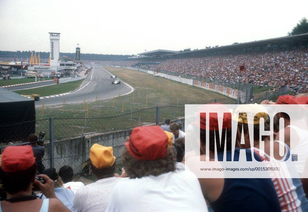 Zielgerade des GP von Deutschland 1981