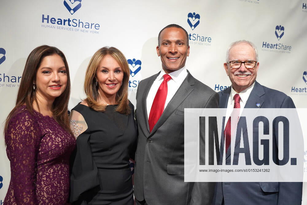 INES ROSALES, ROSANA SCOTTO, MIKE WOODS, and WILLIAM GUARINELLO attend the 2022 HeartShare Spring Gala,.The Ziegfeld Ballroom NYC.March 21, 2022. New York USA - ZUMAms4_ 20220321_zaf_ms4_011