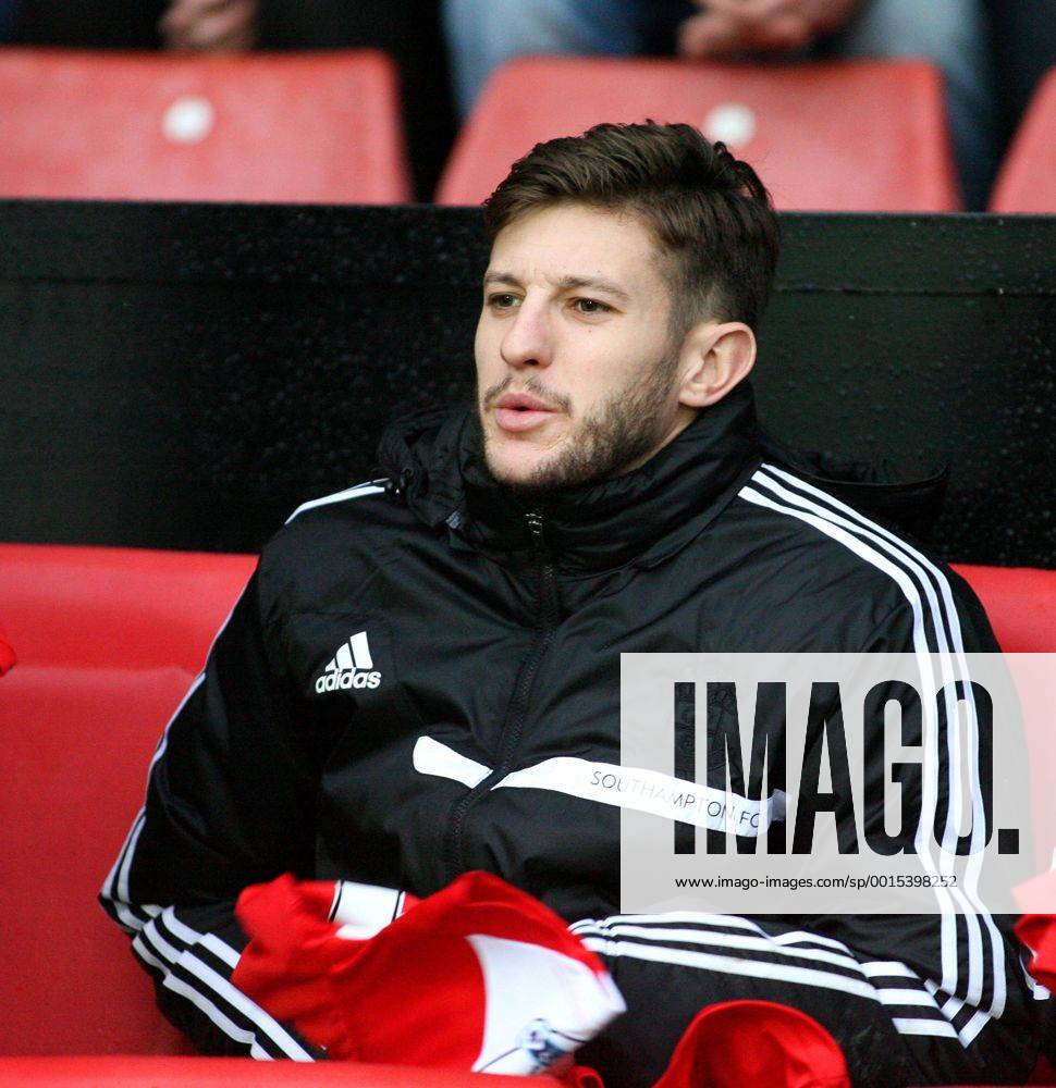 Football - 2013 2014 FA Cup - Third Round: Southampton vs. Burnley Southampton s Adam Lallana came off the bench to save Saints blushes and score the all important fourth goal for Saints at St Mary s Stadium Southampton Colorsport Shaun Boggust