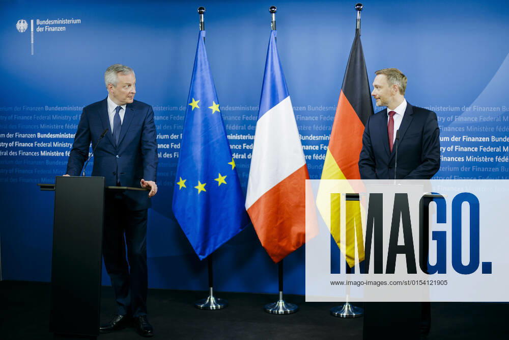 Christian Lindner (FDP), Bundesminister der Finanzen, trifft den Finanzminister von Frankreich, Bruno Le Maire. Berlin, 31.03.2022 Berlin Deutschland