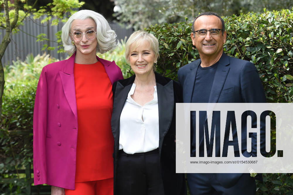 Photocall of the nominations to the prize David di Donatello 2022 Drusilla Foer Piera Detassis and Carlo Conti during the photocall of the nominations to the prize David di Donatello 2022. Rome (Italy), April 04th, 2022 Imago-Images Emmefoto