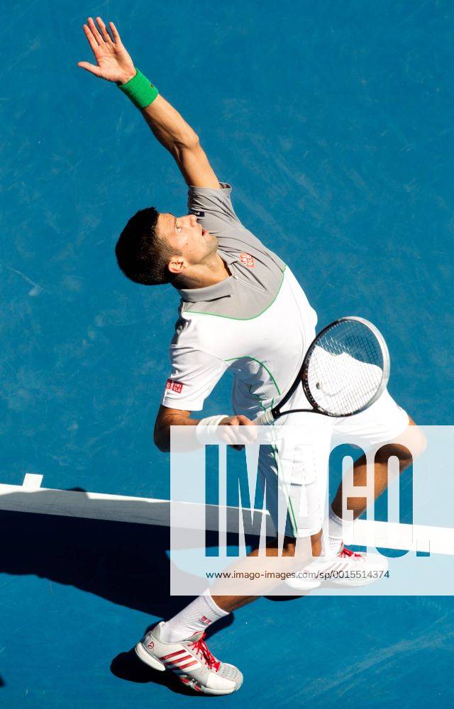 TENNIS - ATP, Australian Open 2014 MELBOURNE,AUSTRALIEN,19.JAN.14 - TENNIS - ATP Tennis Herren World Tour, Grand Slam, Australian Open. Bild zeigt Novak Djokovic (SRB).