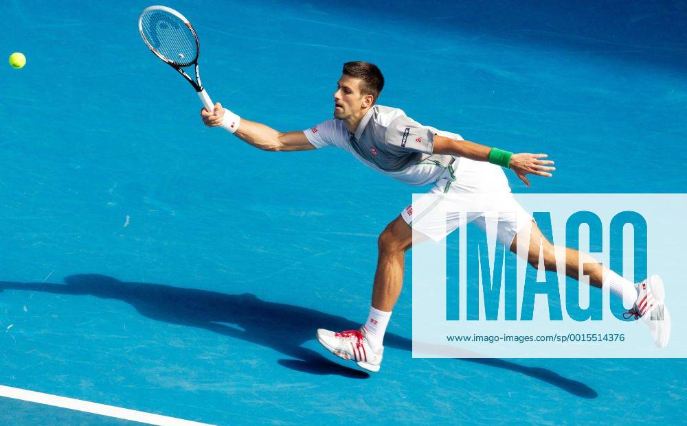 TENNIS - ATP, Australian Open 2014 MELBOURNE,AUSTRALIEN,19.JAN.14 - TENNIS - ATP Tennis Herren World Tour, Grand Slam, Australian Open. Bild zeigt Novak Djokovic (SRB).