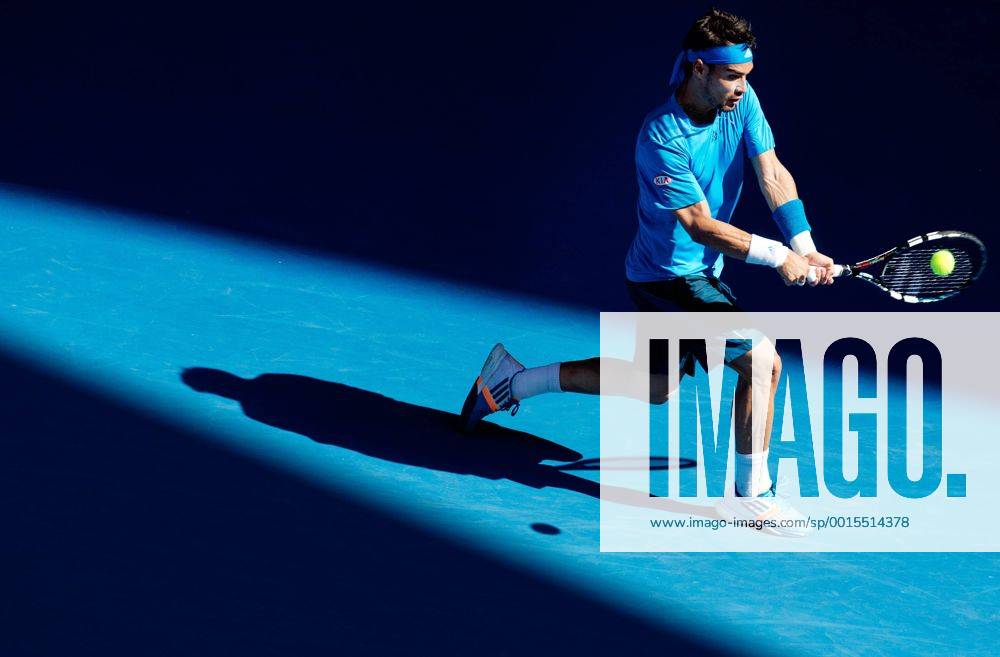 TENNIS - ATP, Australian Open 2014 MELBOURNE,AUSTRALIEN,19.JAN.14 - TENNIS - ATP Tennis Herren World Tour, Grand Slam, Australian Open. Bild zeigt Fabio Fognini (ITA).