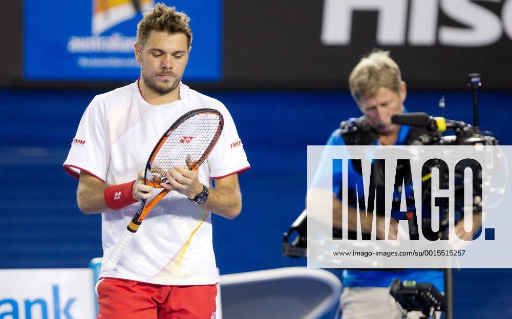 TENNIS - ATP, Australian Open 2014 MELBOURNE,AUSTRALIEN,19.JAN.14 - TENNIS - ATP Tennis Herren World Tour, Grand Slam, Australian Open. Bild zeigt Stanislas Wawrinka (SUI).