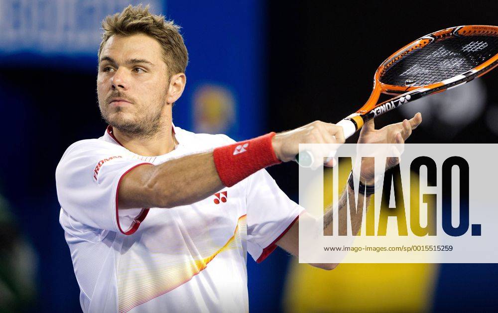 TENNIS - ATP, Australian Open 2014 MELBOURNE,AUSTRALIEN,19.JAN.14 - TENNIS - ATP Tennis Herren World Tour, Grand Slam, Australian Open. Bild zeigt Stanislas Wawrinka (SUI).