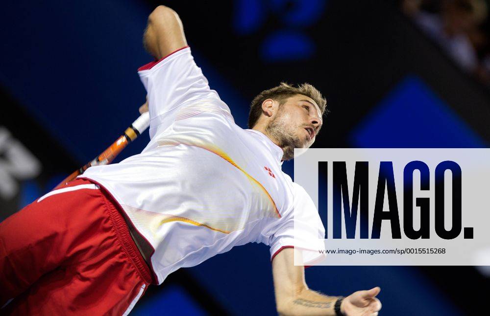 TENNIS - ATP, Australian Open 2014 MELBOURNE,AUSTRALIEN,19.JAN.14 - TENNIS - ATP Tennis Herren World Tour, Grand Slam, Australian Open. Bild zeigt Stanislas Wawrinka (SUI).
