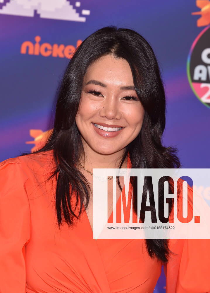 SANTA MONICA, CA - APRIL 9: Crystal Minkoff at the 2022 Nickelodeon Kids Choice Awards at the Barker Hangar in Santa Monica, California on April 9, 2022.
