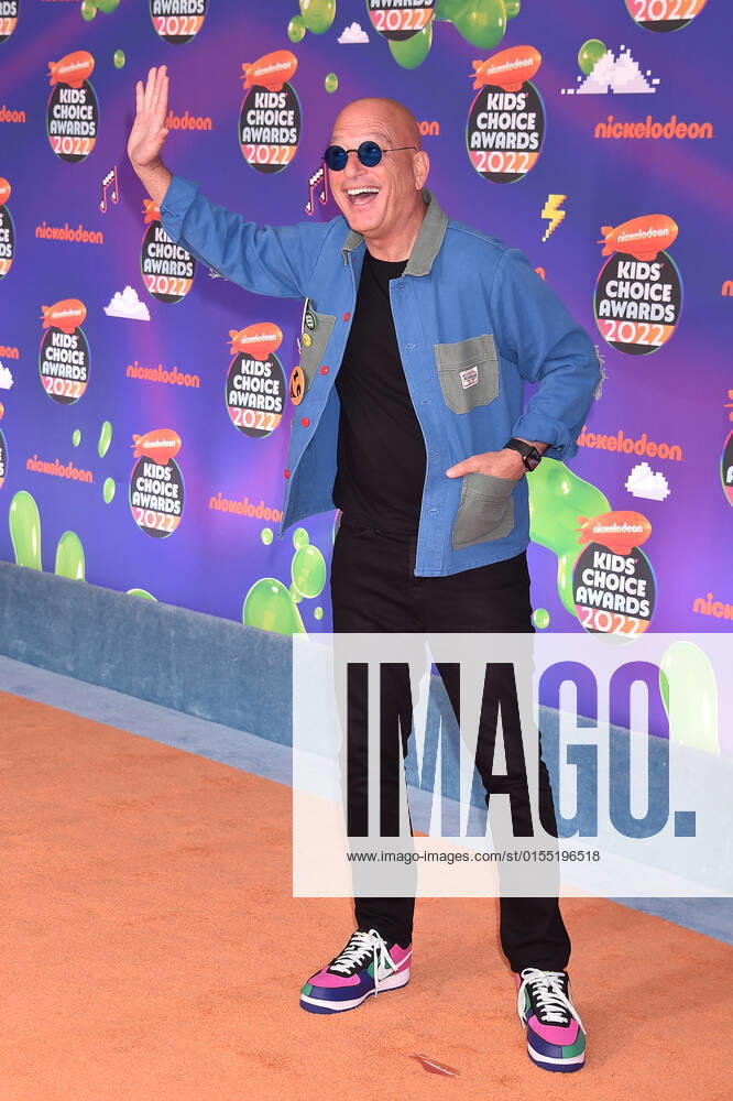 SANTA MONICA, CA - APRIL 9: Howie Mandel at the 2022 Nickelodeon Kids Choice Awards at the Barker Hangar in Santa Monica, California on April 9, 2022.