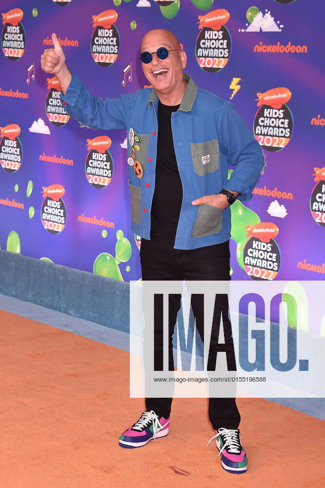 SANTA MONICA, CA - APRIL 9: Howie Mandel at the 2022 Nickelodeon Kids Choice Awards at the Barker Hangar in Santa Monica, California on April 9, 2022.