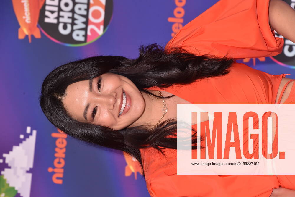 SANTA MONICA, CA - APRIL 9: Crystal Minkoff at the 2022 Nickelodeon Kids Choice Awards at the Barker Hangar in Santa Monica, California on April 9, 2022.