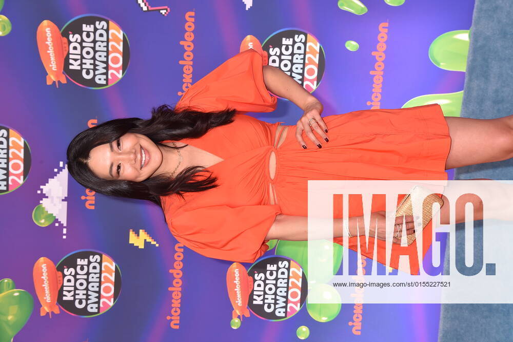 SANTA MONICA, CA - APRIL 9: Crystal Minkoff at the 2022 Nickelodeon Kids Choice Awards at the Barker Hangar in Santa Monica, California on April 9, 2022.