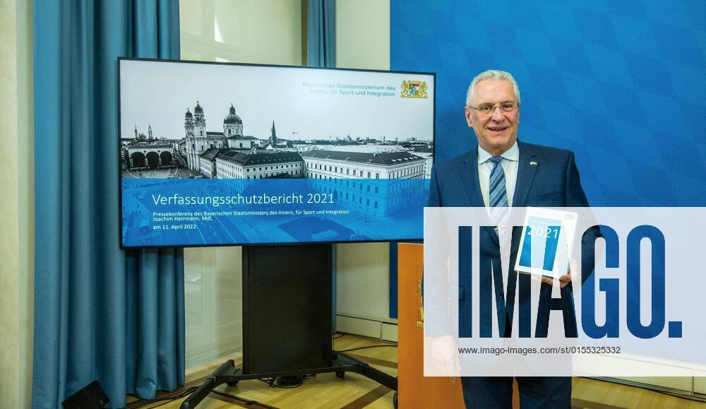 JOACHIM HERRMANN, Interior Minister of the State of Bavaria. The Bavarian Verfassungsschutz (Secret Service, Office for the Protection of the Constitution) released the 2021 report detailing threats to the state of Bavaria and the country. Over the past years, conspiracy theorists, new age and wellness extremists, right-extremists, and various enemies of democracy have taken a leading role against the German state and society, with imagery such as the August 2020 storming of the Reichstag and May 2020 3,000 Corona rebels demonstrating at Marienplatz in Munch associated with it. Numerous participants in that storming come from the Bavarian scene and are radicalizing at increasing rates. Munich Ge - ZUMAb160 20220411_zbp_b160_043