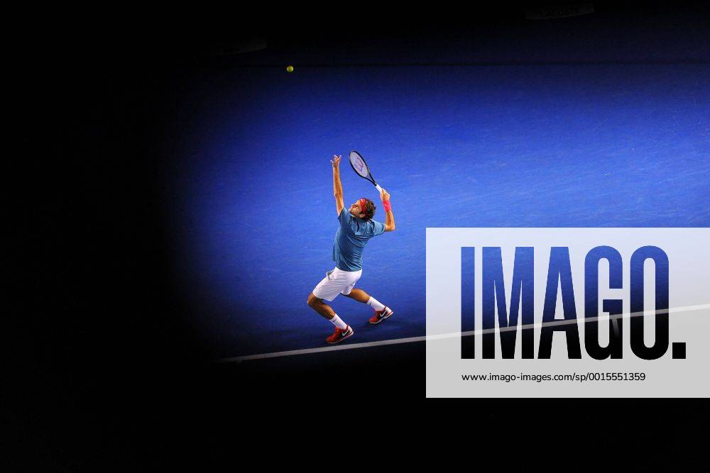 Roger Federer (SUI) TENNIS : Open d Australie - Melbourne - 24 01 2014 TennisMagazine Panoramlc