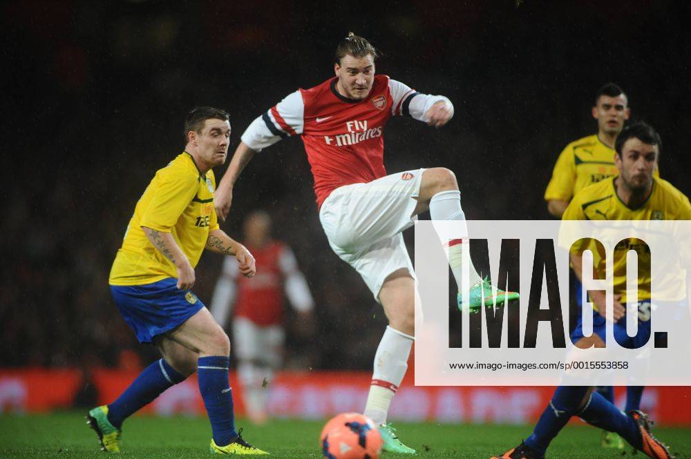 Football - 2013 2014 FA Cup - Fourth Round: Arsenal vs. Coventry City Arsenal s Nicklas Bendtner at The Emirates. COLORSPORT ANDREW COWIE