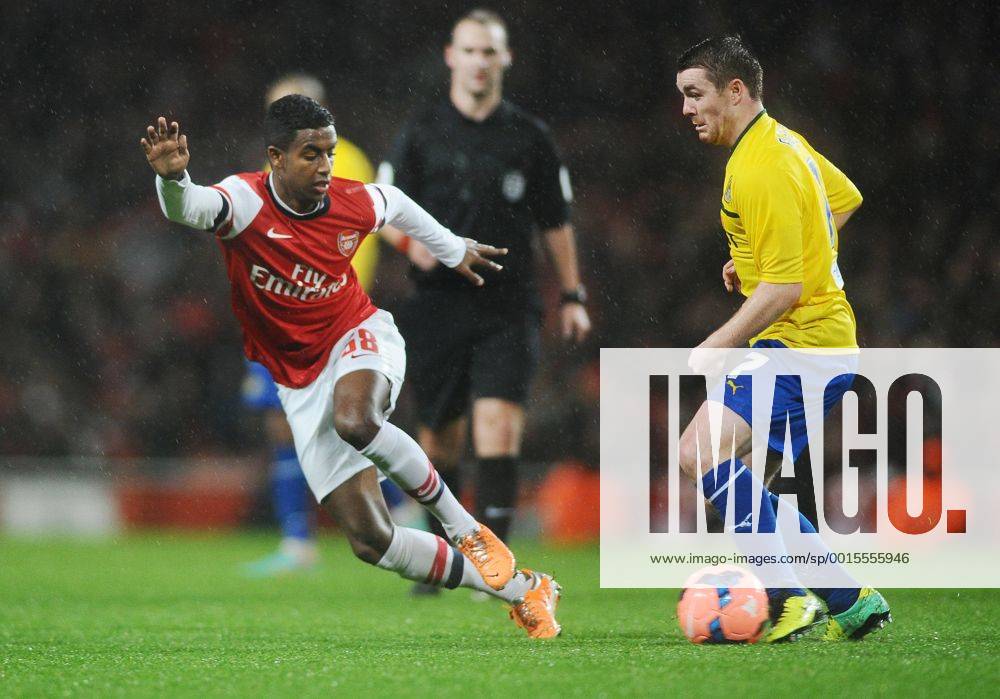 Football - 2013 2014 FA Cup - Fourth Round: Arsenal vs. Coventry City Arsenal s Gedion Zalalem comes on as a Substitute to make his debut at The Emirates. John Fleck - coventry COLORSPORT ANDREW COWIE