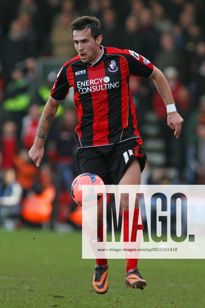Football - 2013 2014 FA Cup - Fourth Round: AFC Bournemouth vs. Liverpool FC Bournemouth s Charlie Daniels in action Colorsport ShaunxBoggust