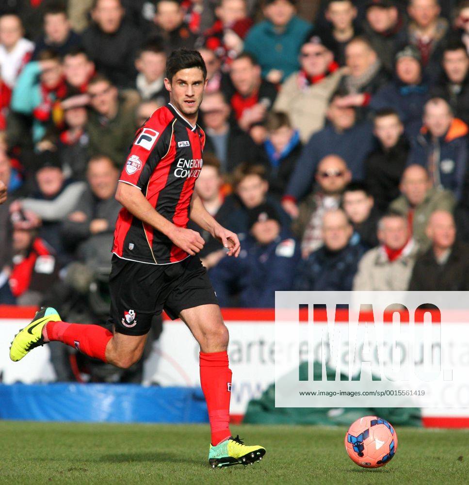 Football - 2013 2014 FA Cup - Fourth Round: AFC Bournemouth vs. Liverpool FC Bournemouth s Andrew Surman (on loan from Norwich City) in action Colorsport ShaunxBoggust
