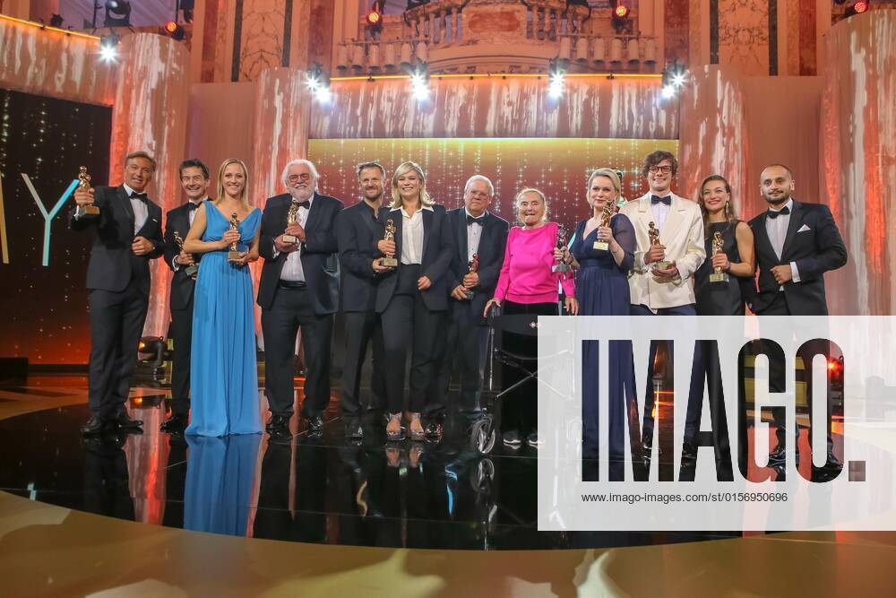Wiener Hofburg, ROMY - Film- u. TV-Preis, Gala-Verleihung des Fernseh-Preises von ORF u. KURIER im Bild: Alle Preisträger, Stimmung u Übersicht, ROMY - Film- u. TV-Preis