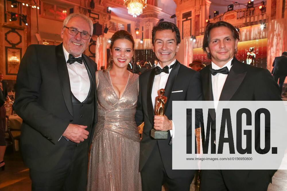 Wiener Hofburg, ROMY - Film- u. TV-Preis, Gala-Verleihung des Fernseh-Preises von ORF u. KURIER im Bild: Pius Strobl, Christine Reiler, Roland Weißmann, Oliver Böhm, ROMY - Film- u. TV-Preis