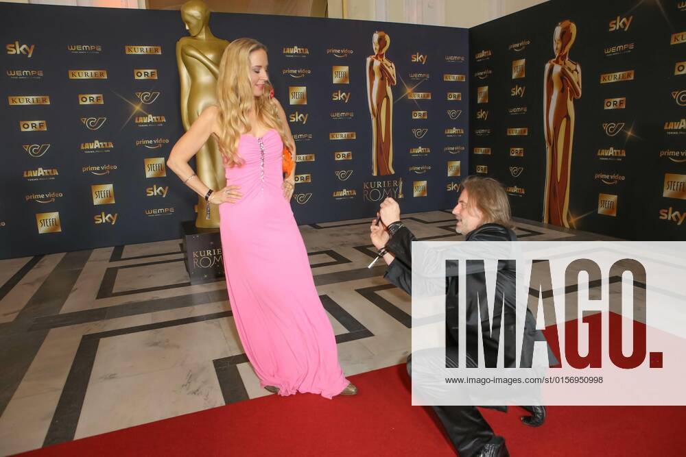 Wiener Hofburg, ROMY - Film- u. TV-Preis, Gala-Verleihung des Fernseh-Preises von ORF u. KURIER im Bild: Lilian Klebow, Erich Altenkopf, ROMY - Film- u. TV-Preis