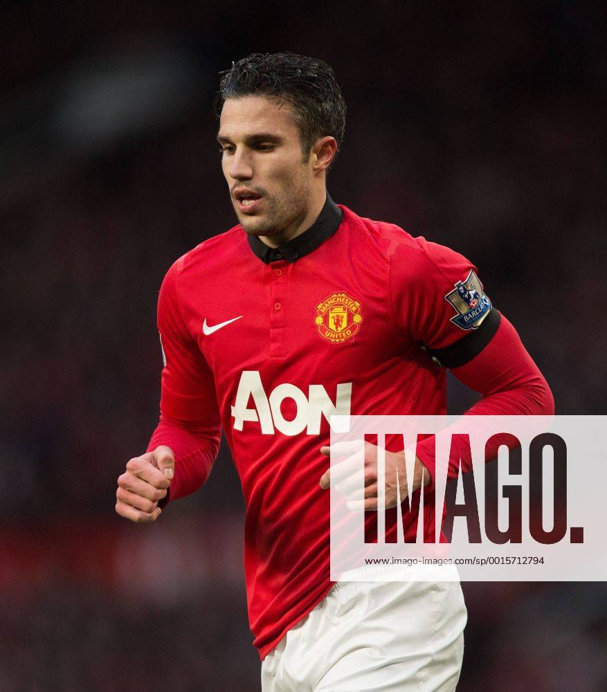 Robin van Persie of Manchester United - Manchester United vs. Fulham - Barclays Premier League - Old Trafford - Manchester - 09 02 2014 Pic Philip Oldham Sportimage .
