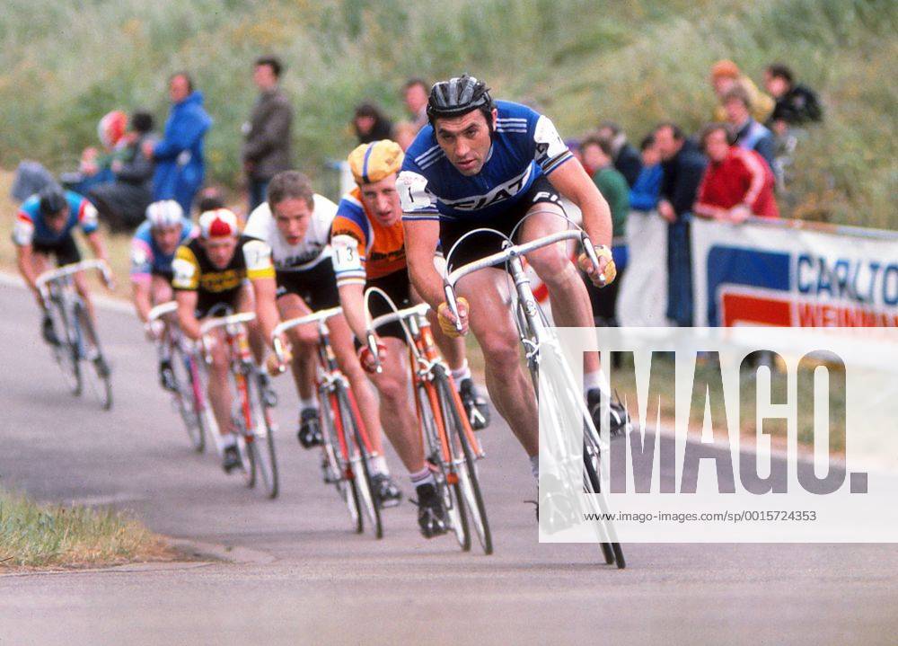 Road Cycling - 1977 Glenryck Cup Professional Criterium - Eastway Cycle Circuit Belgium s Eddy Merckx, with Great Britain s Keith Lambert behind his right shoulder, at Lee Valley Park, East London (later site of the Olympic VeloPark). The event was organised by boxing promoter Mike Barrett and was was informally known as the Merckx Meeting as it attracted arguably the greatest cyclist of all time - Eddy Merckx - as well as other top riders from the continent. 11 06 1977