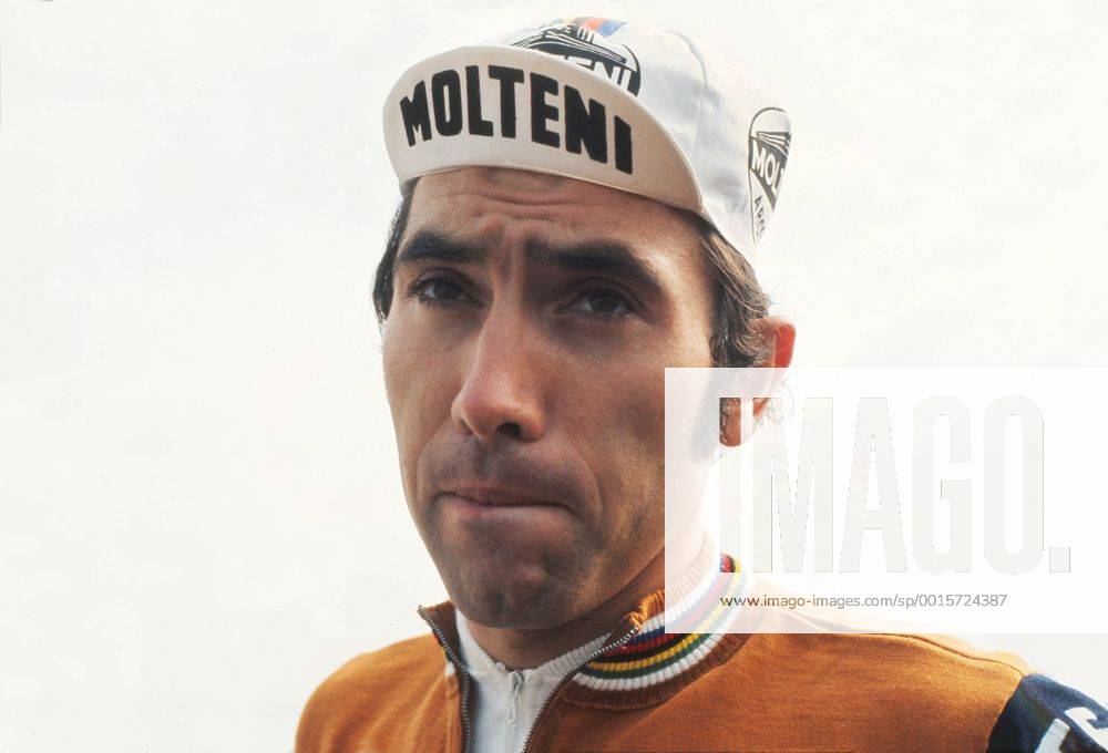 Road Cycling - 1974 Tour de France - Stage Two: Plymouth-Plymouth Belgium s Eddy Merckx, in the white combination jersey, underneath his Molteni team top, on the Plympton bypass. He would go on to win the general classification. It was the first time the Tour had been staged on British soil, to celebrate the UK s entry to the Common Market 29 06 1974