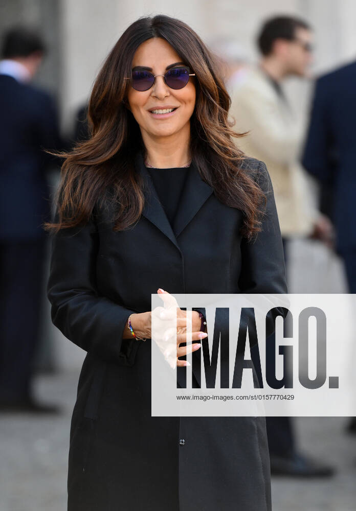 Italian actress Sabrina Ferilli arrives to the presentation of the David di Donatello Award 2022 at the Quirinale Palace in Rome, Italy, 02 May 2022. The David di Donatello award is a film prize presented annually to honor the best of Italian and foreign motion picture productions.ANSA ETTORE FERRARI Rome Italy - ZUMAa110 20220502_zaf_a110_007