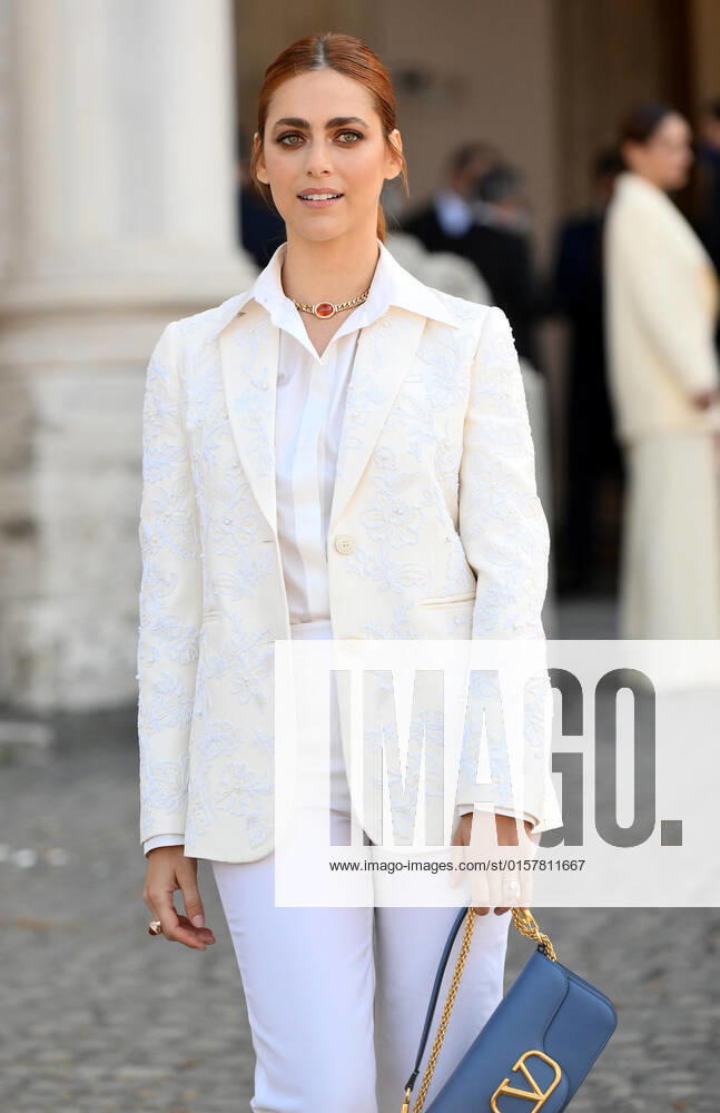 Italian actress Miriam Leone arrives to the presentation of the David di Donatello Award 2022 at the Quirinale Palace in Rome, Italy, 02 May 2022. The David di Donatello award is a film prize presented annually to honor the best of Italian and foreign motion picture productions. Rome Italy - ZUMAa110 20220502_zaf_a110_010