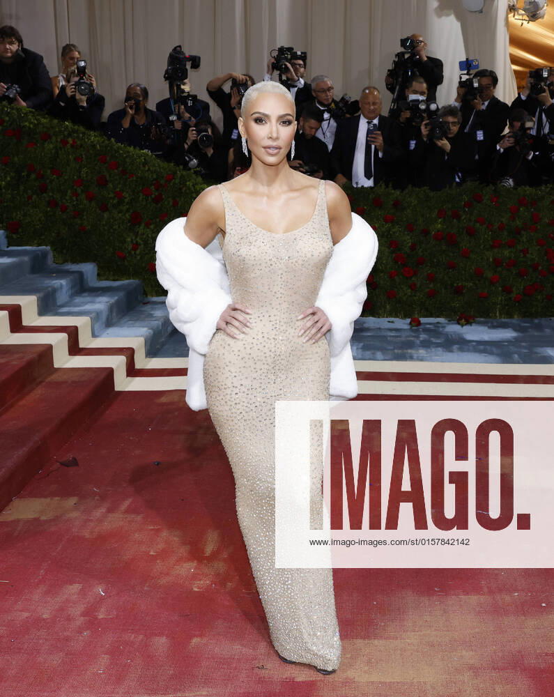 Kim Kardashian arrives on the red carpet for The Met Gala at The Metropolitan Museum of Art celebrating the Costume Institute opening of In America: An Anthology of Fashion in New York City on Monday, May 2, 2022. NYP20220502203 JOHNxANGELILLO
