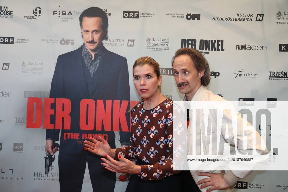 Gartenbaukino, DER ONKEL THE HAWK Premiere , Michael Ostrowski & Helmut Köppings neues Filmereignis im Bild: Anke Engelke, Michael Ostrowski, DER ONKEL THE HAWK Premiere
